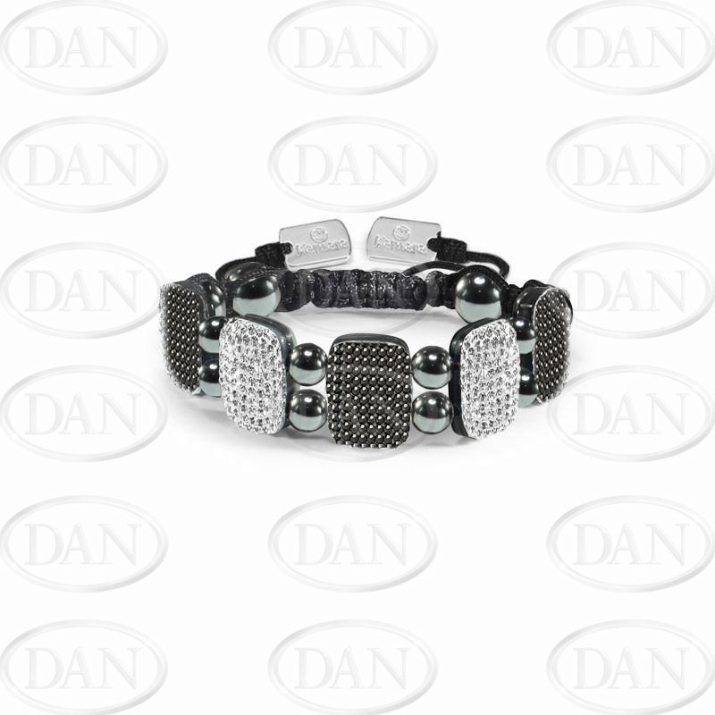 Kamara Black & White Crystal Rectangl