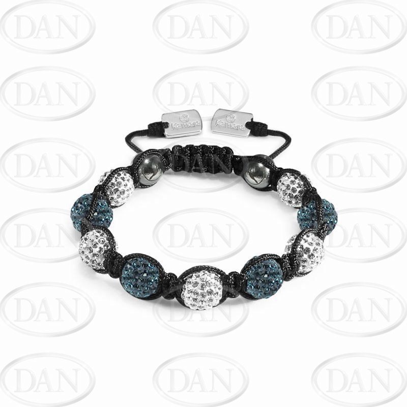 Kamara 10mm White & Blue Crystal