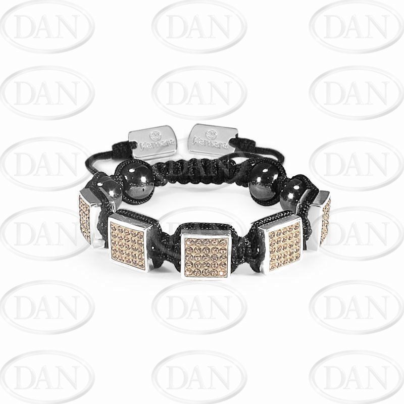 Kamara Square Crystal Champagne