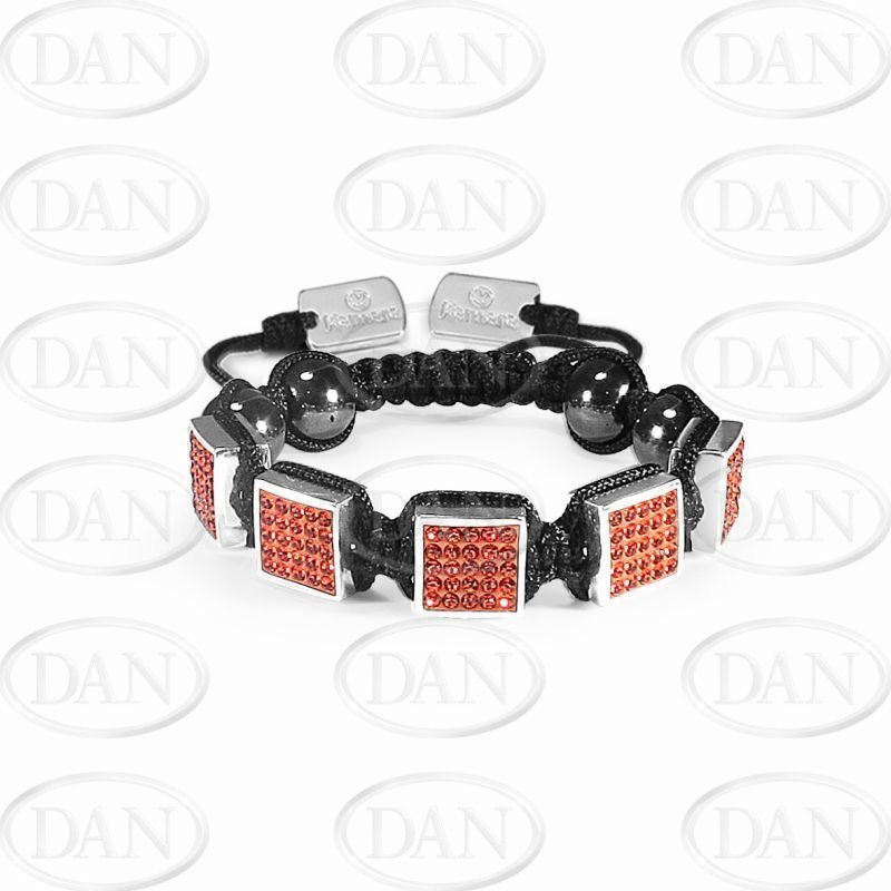 Kamara Square Orange Crystal