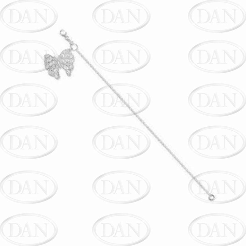 Silver Ladies Butterfly Bracelet
