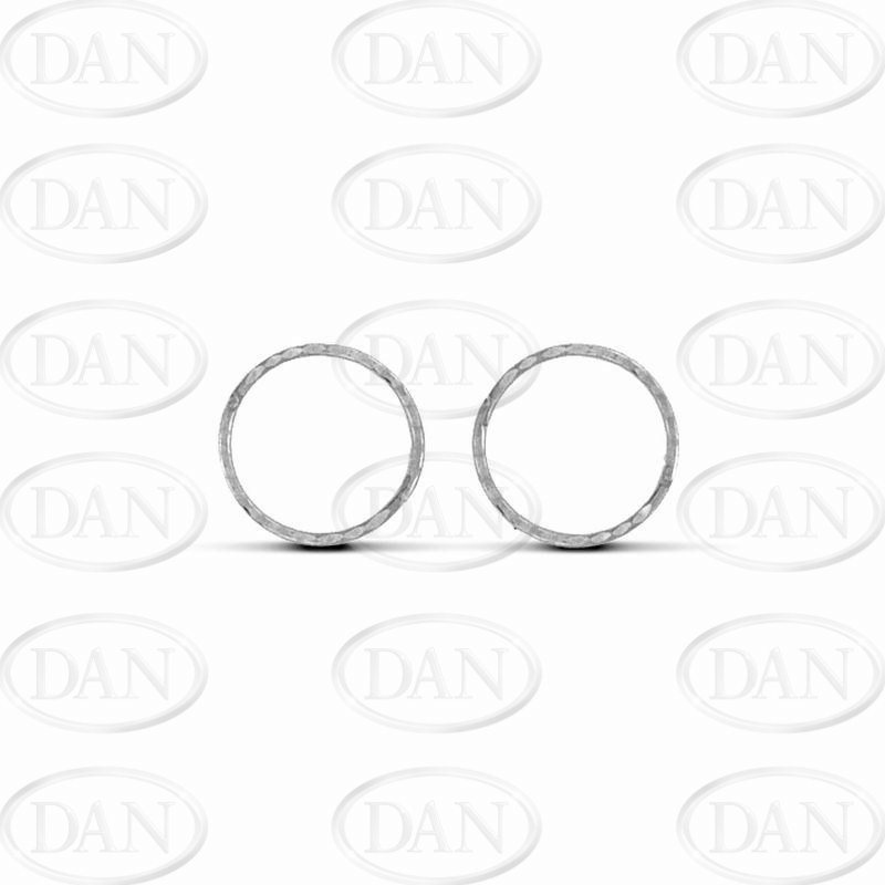 Sterling Silver 14mm Diamond Cut Hinged Sleeper Earrings