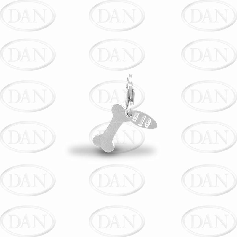 Sterling Silver Dog Bone Charm Pendant