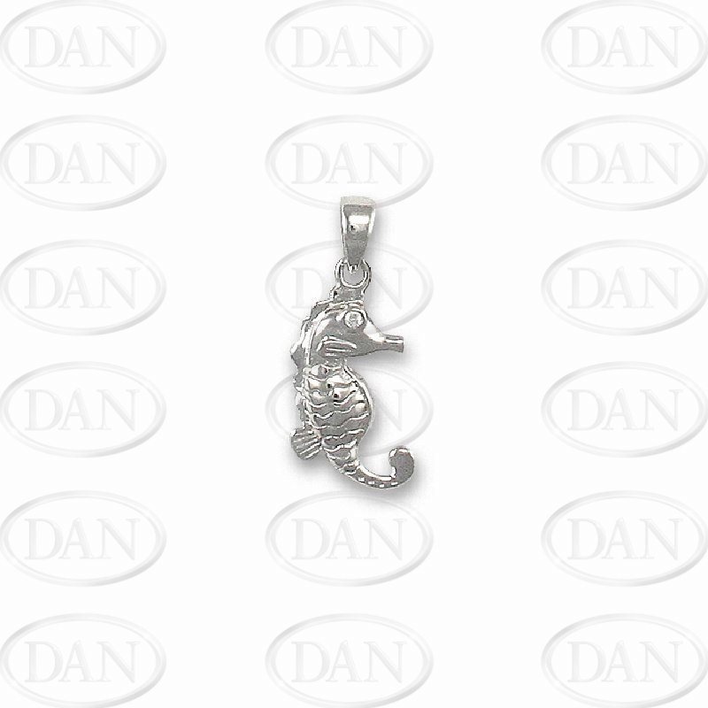 Sterling Silver Seahorse Pendant