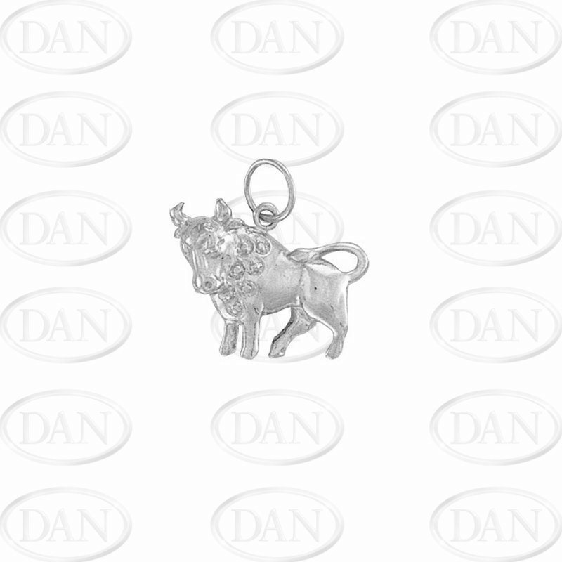 Sterling Silver Taurus Zodiac Pendant