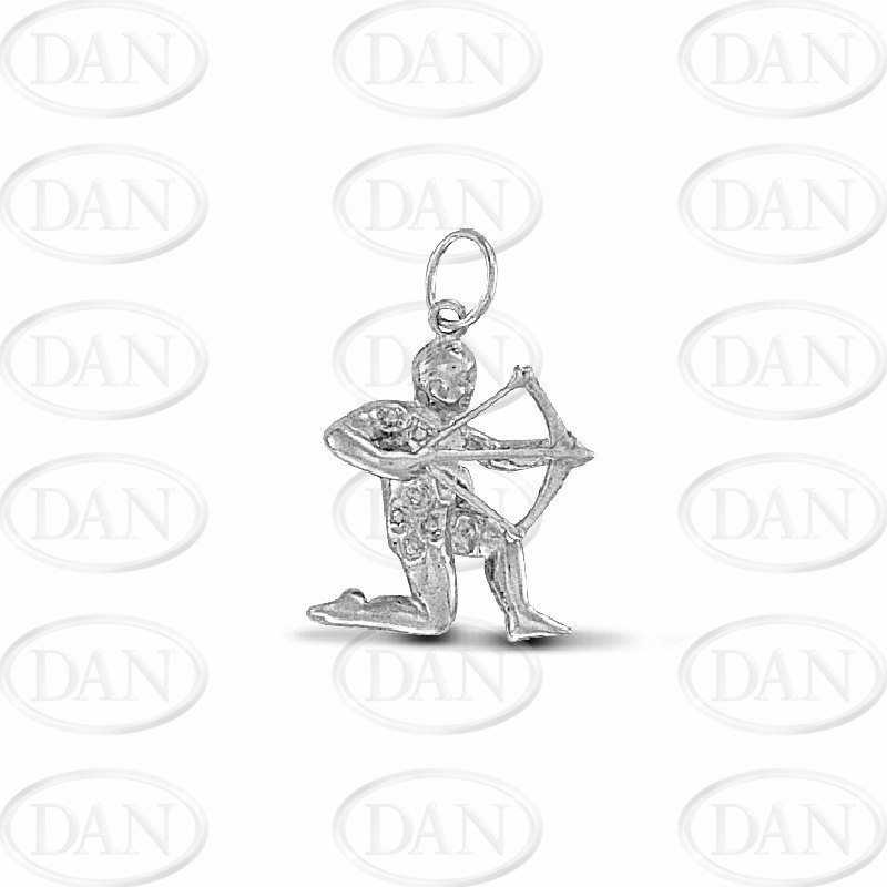 Sterling Silver Sagittarius Zodiac Pendant