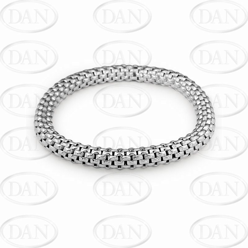 Silver Fancy Ladies Bracelet Rose