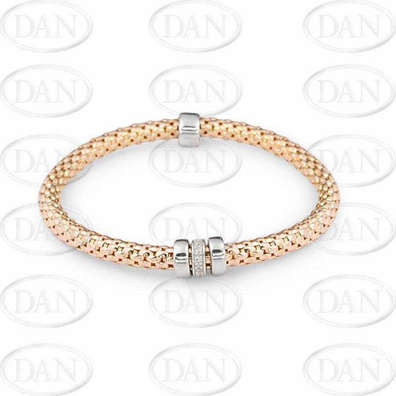 Yellow Mesh Bracelet