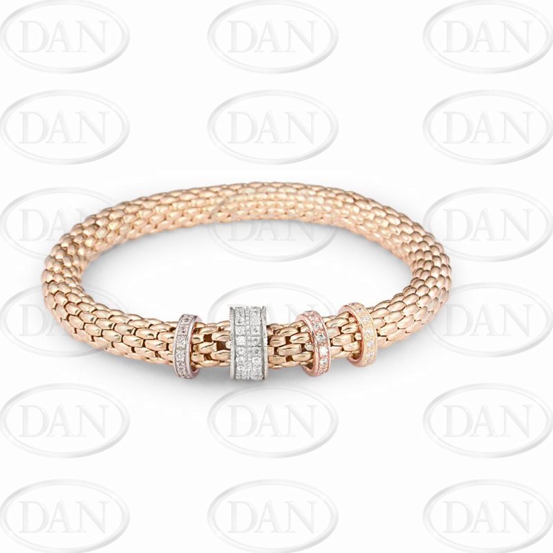 Yellow Mesh Bracelet